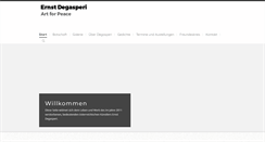 Desktop Screenshot of ernst-degasperi.com